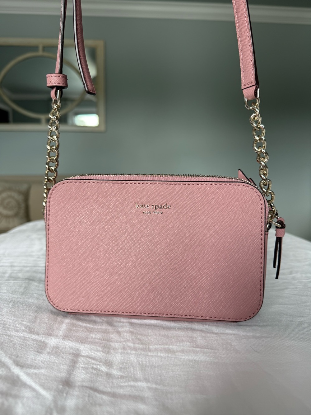 Dusty Pink Kate Spade Crossbody Un-used - Picture 1 of 5